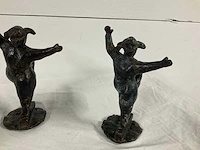 Bronzen beeld (3x) - afbeelding 4 van  6