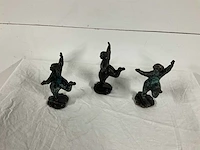 Bronzen beeld (3x) - afbeelding 5 van  6