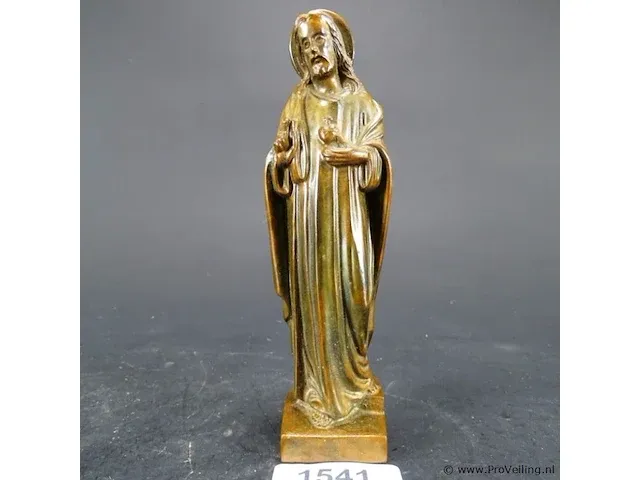 Bronzen beeld heiland - afbeelding 1 van  5