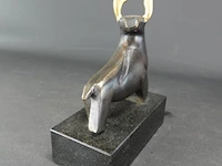 Bronzen beeld "kracht" corry ammerlaan - afbeelding 4 van  5