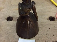 Bronzen bel zonder klepel - afbeelding 1 van  3