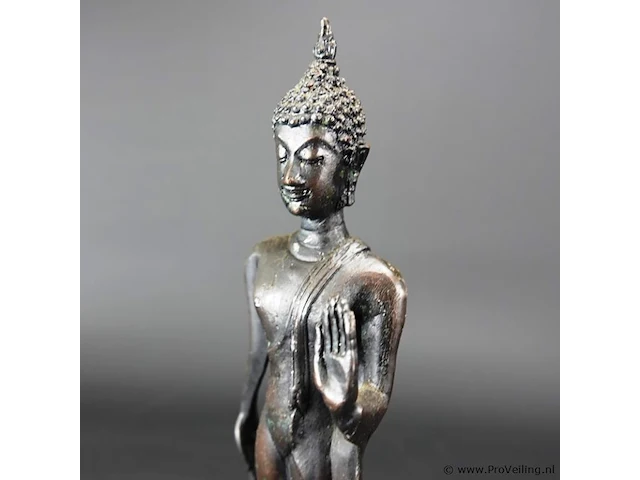 Bronzen boeddha - afbeelding 3 van  5