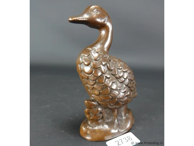 Bronzen eend - afbeelding 1 van  5