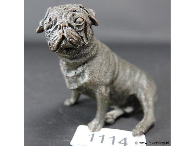 Bronzen hond - afbeelding 1 van  5