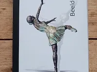 Bronzen kunstobject/beeld juggling jewel, op sokkel - afbeelding 2 van  12