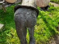 Bronzen kunstobject/beeld juggling jewel, op sokkel - afbeelding 10 van  12