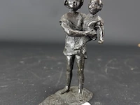 Bronzen moeder met kind - afbeelding 1 van  5