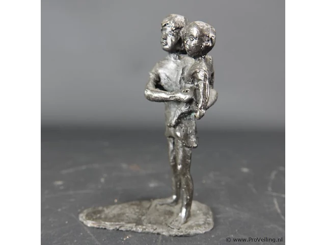 Bronzen moeder met kind - afbeelding 2 van  5