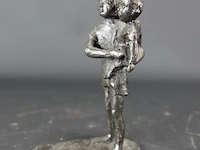 Bronzen moeder met kind - afbeelding 2 van  5