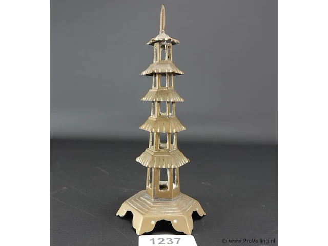 Bronzen pagode - afbeelding 1 van  5