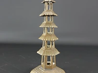 Bronzen pagode - afbeelding 1 van  5