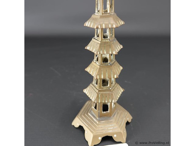 Bronzen pagode - afbeelding 4 van  5