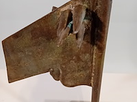 Bronzen sculptuur, dick van wijk, vlag - afbeelding 3 van  7