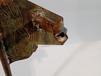 Bronzen sculptuur, dick van wijk, vlag - afbeelding 4 van  7