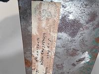 Bronzen sculptuur, jean van der pol, wandelend meisje - afbeelding 7 van  7