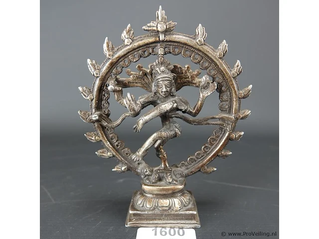Bronzen shiva nataraja - afbeelding 1 van  3