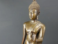 Bronzen staande boeddha birma 19/20e eeuw - afbeelding 3 van  5