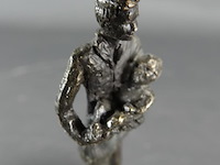 Bronzen vader met kind - afbeelding 3 van  5