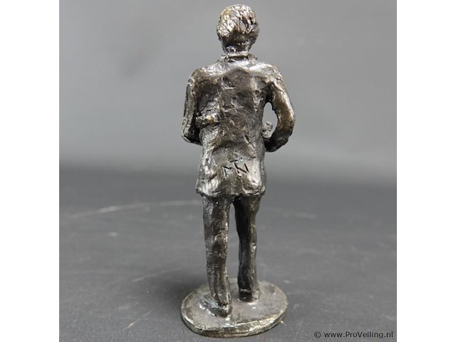 Bronzen vader met kind - afbeelding 4 van  5