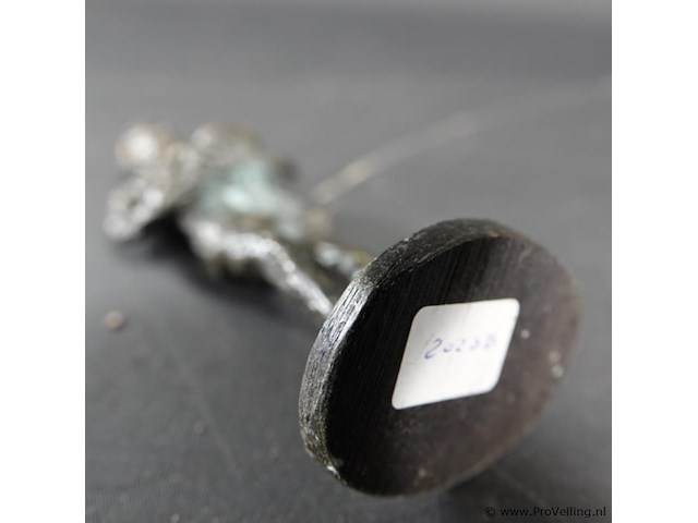 Bronzen vader met kind - afbeelding 5 van  5