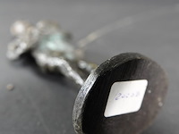 Bronzen vader met kind - afbeelding 5 van  5