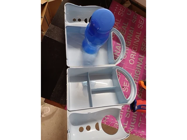 Broodtrommel set blauw 1x in ds 41 - afbeelding 3 van  5