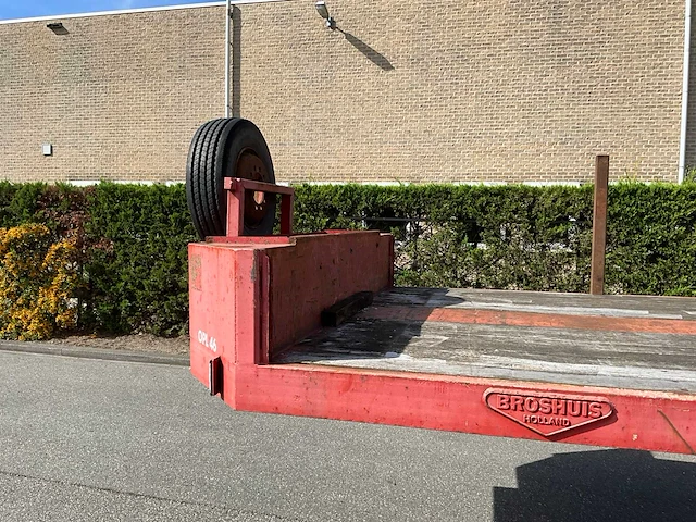 Broshuis oplegger, semi dieplader - afbeelding 10 van  20