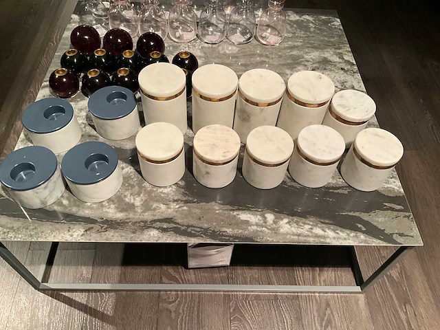 Broste copenhagen waxinelichtjes en vooraadpotten (14x) - afbeelding 3 van  9