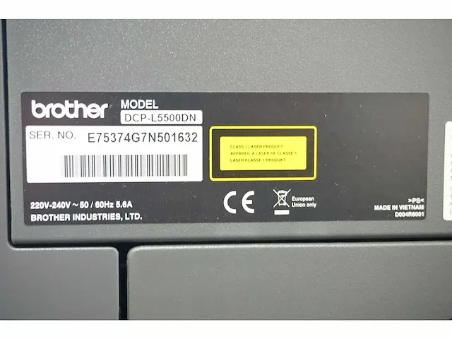 Brother - dcp-l55000n - laserprinter - afbeelding 7 van  8