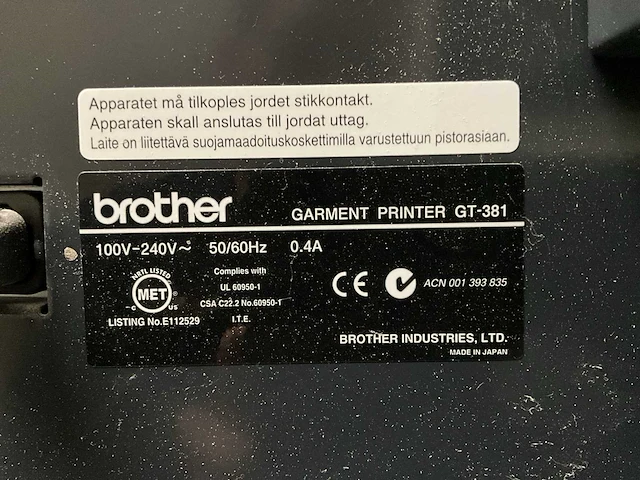 Brother gt-381 textiel printer inclusief viper xpt-6000 pretreater - afbeelding 17 van  39