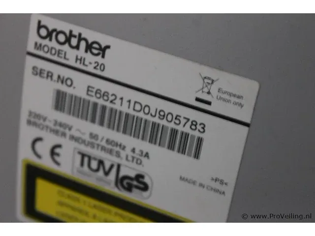 Brother laserprinter type hl-2035 - afbeelding 6 van  6
