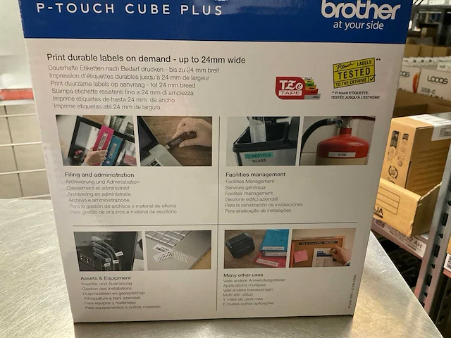 Brother p-touch cube plus portable labelprinter - afbeelding 3 van  3