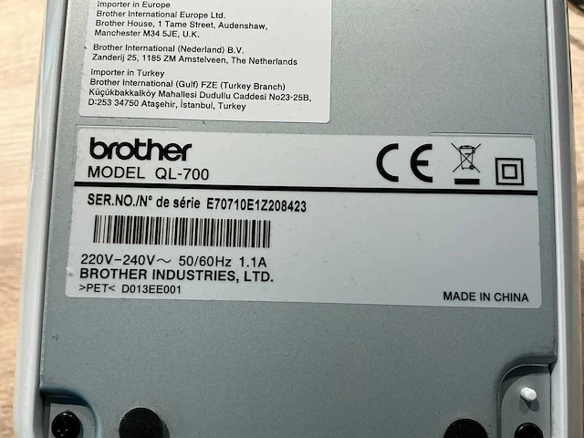 Brother ql-700 labelprinter - afbeelding 5 van  5