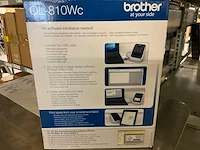 Brother ql-810wc labelprinter - afbeelding 2 van  2