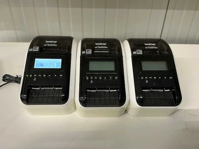 Brother ql-820nwb label printers (3x) - afbeelding 1 van  3