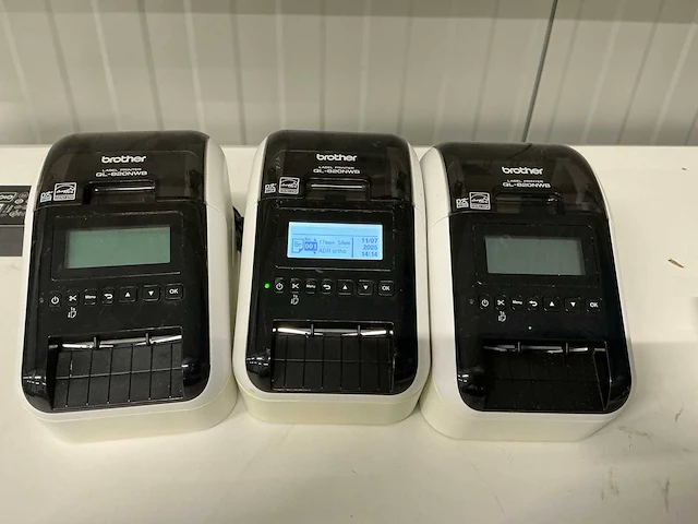 Brother ql-820nwb label printers (3x) - afbeelding 2 van  3