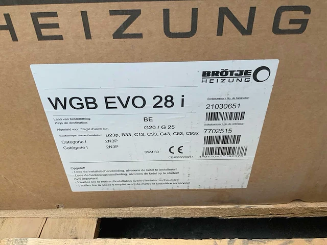 Brötje wgb evo 28i combi cv-ketel - afbeelding 3 van  4