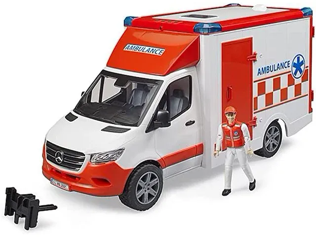 Bruder 1:16 ambulance mb sprinter - afbeelding 1 van  3