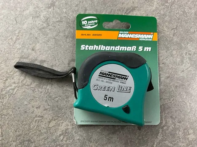 Brüder manesmann - 5 m x 19 mm - rolmaat (20x) - afbeelding 1 van  2