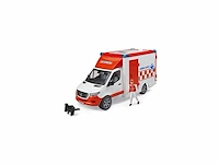 Bruder mercedes benz sprinter ambulance gentegreerde light &sound module ziektedrager bestuurder - afbeelding 1 van  4