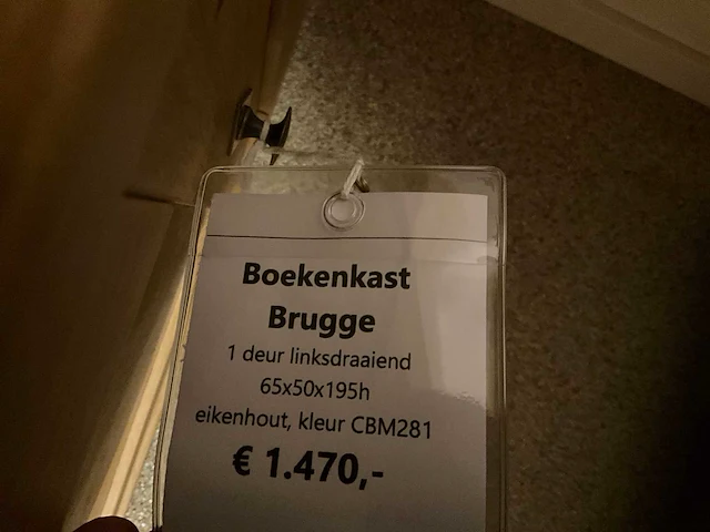 Brugge eiken boekenkast - afbeelding 5 van  5