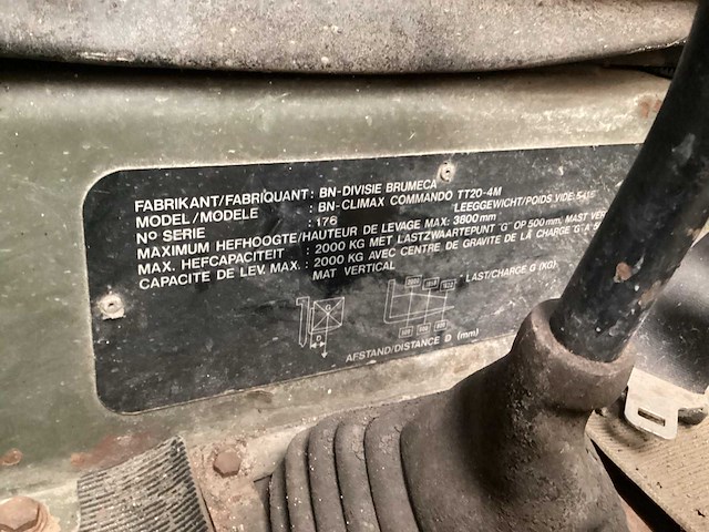 Brumeca tt20-4m vorkheftruck - afbeelding 12 van  12