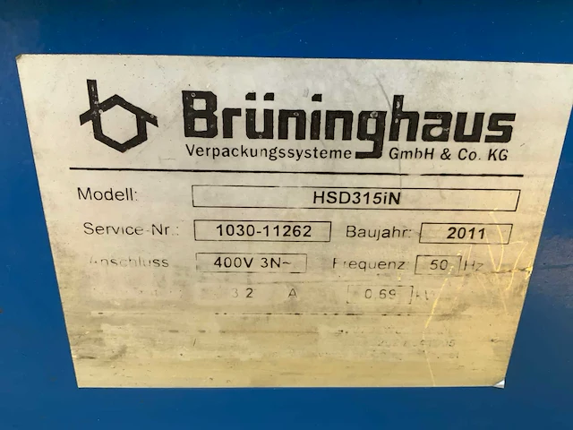 Brüninghaus hsd315in palletfoliewikkelaar - afbeelding 6 van  7