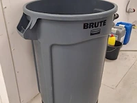 Brute industriële afvalbak, verrijdbaar - 55x80 cm - afbeelding 2 van  3