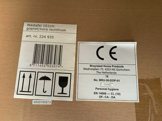 Bruynzeel graniet kera 101cm wastafel (8x) - afbeelding 5 van  5