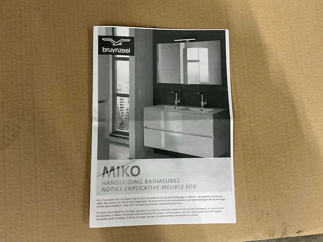 Bruynzeel home badkamermeubelset met lavabo en spiegelkast - afbeelding 3 van  13