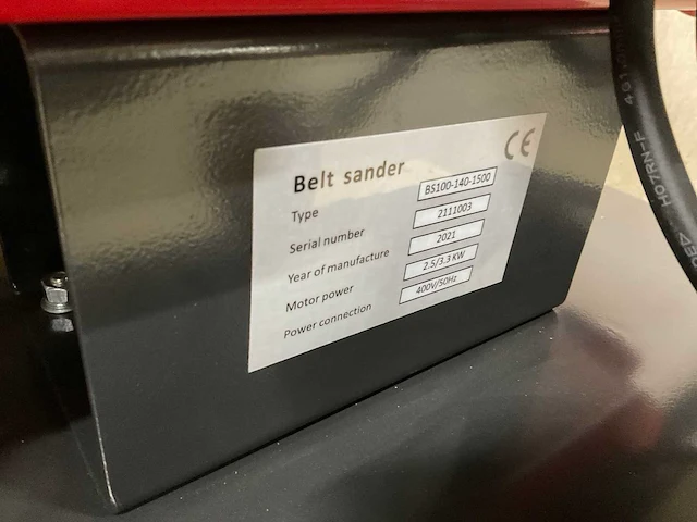 Bs100-140-1500 bandschuurmachines - afbeelding 4 van  4