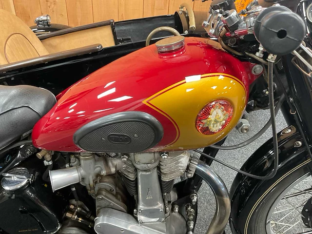 Bsa zijspan b33 motorfiets - scherpenzeel - afbeelding 6 van  18