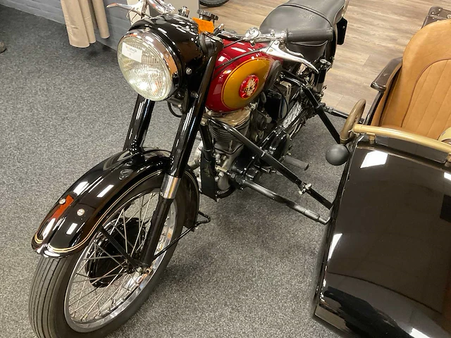 Bsa zijspan b33 motorfiets - scherpenzeel - afbeelding 9 van  18