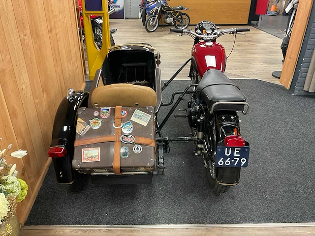 Bsa zijspan b33 motorfiets - scherpenzeel - afbeelding 13 van  18